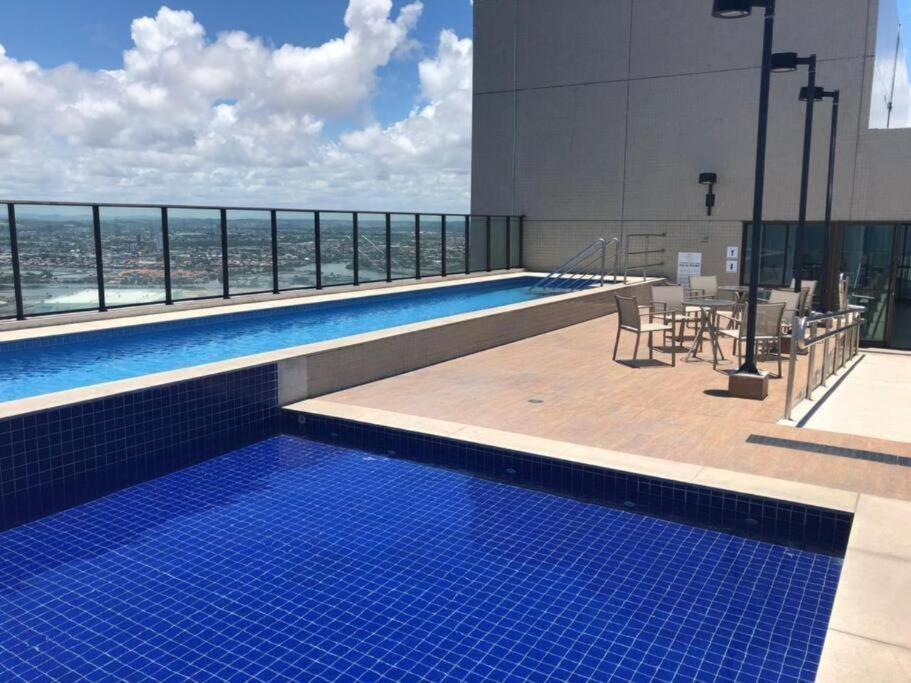 רסיפה Flat Beach Class Excelsior - Em Frente Ao Shopping Riomar מראה חיצוני תמונה